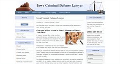 Desktop Screenshot of myiowadefenselawyer.com